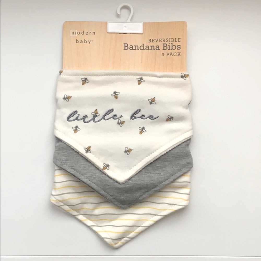 NWT 3 pack Reversible Bandana Bibs